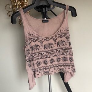 Patterned Flowy Tank